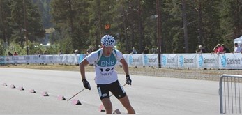 4. plass til Tarjei Bø på NM-sprinten i rulleskiskyting